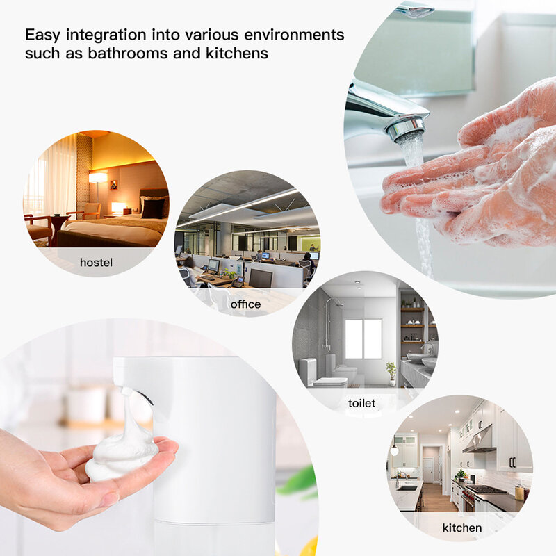 Auto Induction Foaming Smart Hand Washer Wash Automatic Soap Dispenser Infrared Sensor Hand Washing Machine For Home Cleaning