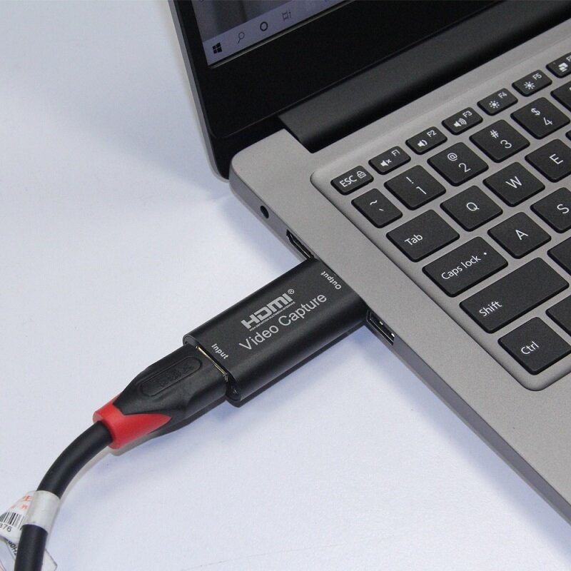 MAYTO Mini HD 1080P HDMI إلى USB 2.0 فيديو بطاقة التقاط الصوت والفيديو لعبة تسجيل صندوق للكمبيوتر يوتيوب OBS الخ البث البث