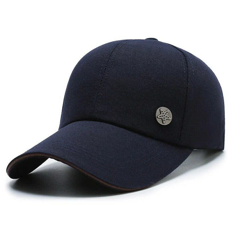 Topi Baseball Solid Dapat Disesuaikan Topi Olahraga Polos Topi Ayah Katun Topi Kasual Luar Ruangan Topi Pelindung Perjalanan