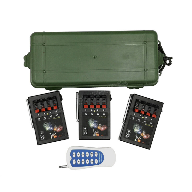 Receptor de señal con control remoto, máquina de boda de fuego de fuegos artificiales, 12 canales, 3 AM04R-3, 4, piezas