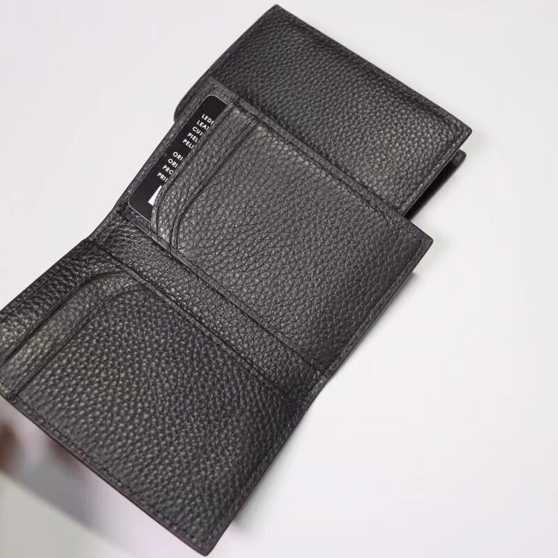 2022 carteira de couro de luxo bolsa de negócios casual bolsa de embreagem cartão de visita mb carteira caixa de presente