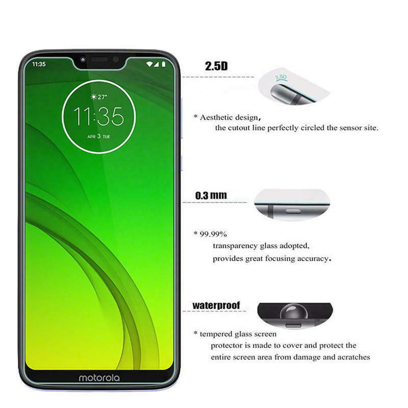 Cristal templado para Motorola Moto G6 G5 G4 G3 G5S G9 G8 G7 Play Plus X4, película protectora de cristal, 2.5D, 9H, 3 uds.