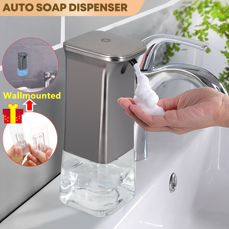 Rondella a mano originale Dispenser di sapone sensibile a infrarossi induzione schiumogena Sannitizer a mano ricaricabile Dispens lavatrice a mano