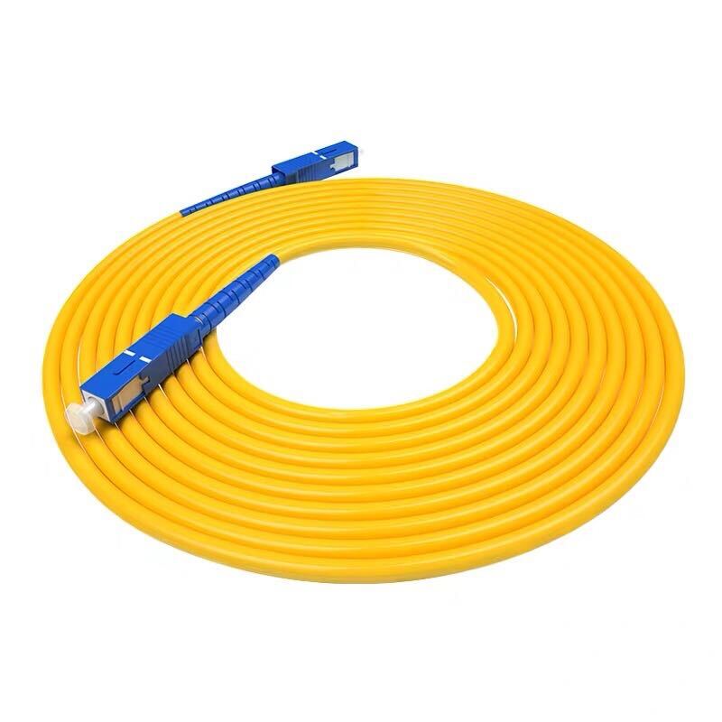Cable de conexión de fibra óptica SC UPC 3M, Conector de conexión de fibra óptica SC UPC 3,0mm FTTH, 10 unids/bolsa
