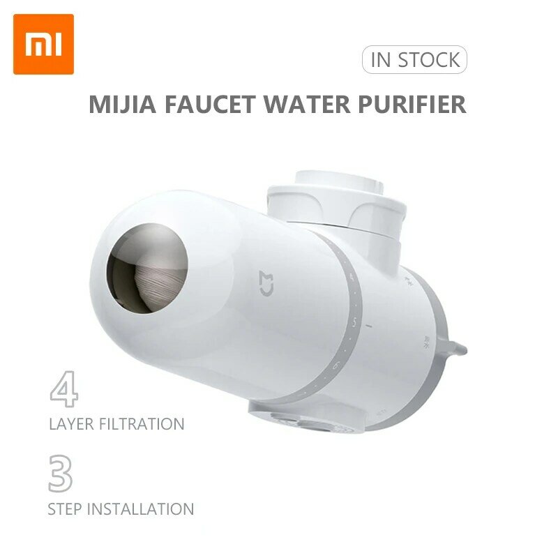 Xiaomi mijia torneira purificador de água cozinha mini filtro de água gourmet torneira sistema de purificação de torneira acessórios de torneira