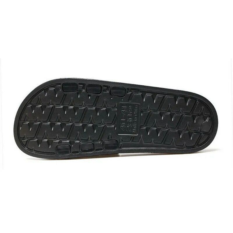 2021 Summer Casual Men Slippers Black White Shoes New Hot Non-slip Slides Bathroom Sandals Soft Sole Women Slides Plus Size 47