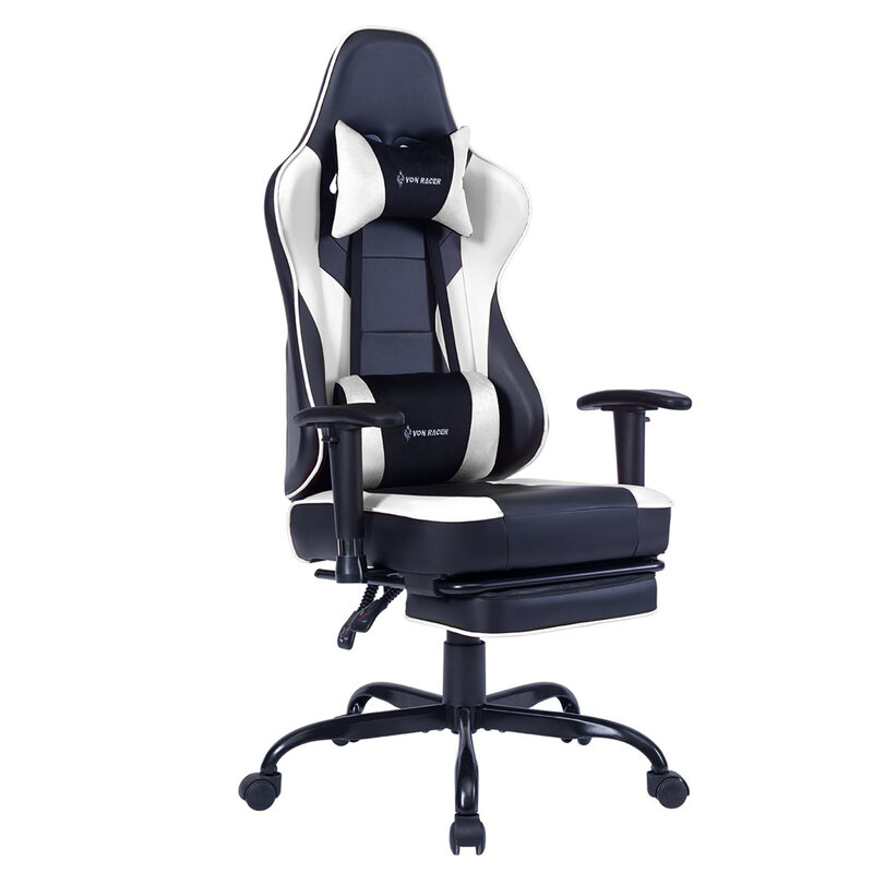 KILLABE-silla reclinable de cuero PU para Gaming, asiento de oficina para ordenador, cómoda, ejecutiva