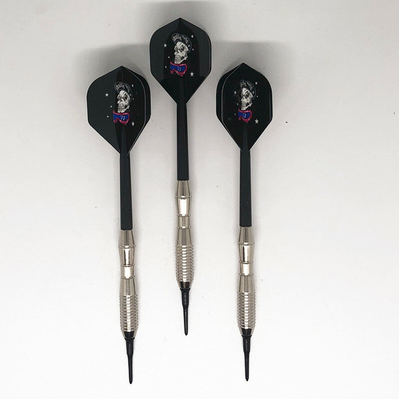 3 Pieces / Set 22g Soft Dart Electronic Dart Kit PTE Dart Wing Nylon Dart Rod