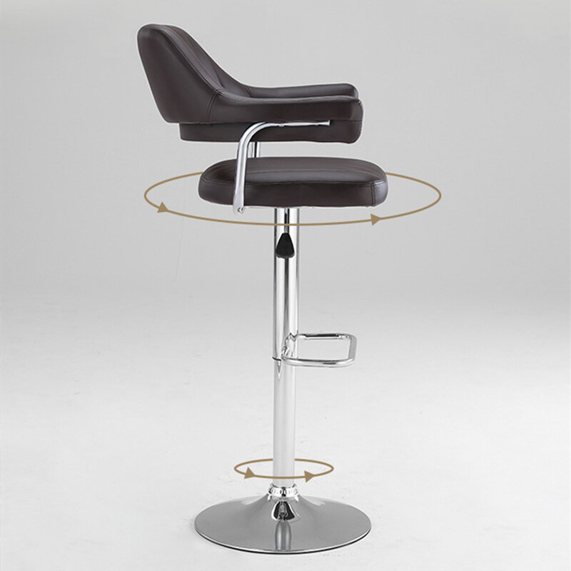 2 sztuk domu salon podnoszenia krzesło obrotowe krzesło barowe nowoczesne żelaza sztuki recepcji kasjer wysokie krzesło Bar negocjacji stołek barowy