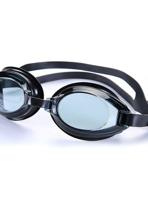 Kacamata Renang Dewasa Pvc Tahan Air dan Antikabut untuk Pria dan Wanita Danau Umum Biru