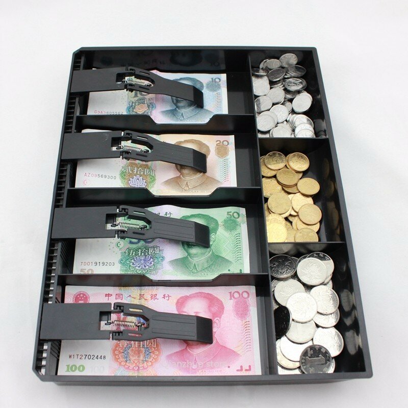 plastic Money Counter case Hard case Cash register box New Classify store Cashier coin Drawer box cash drawer tray