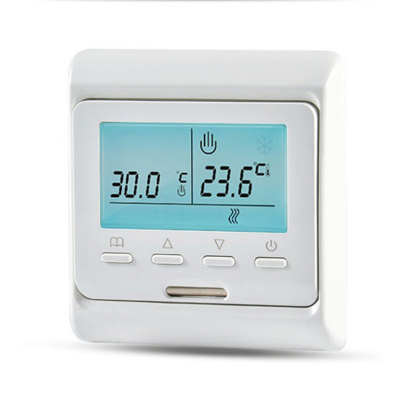 AC 230V 16A/3A LCD Digital Electric/Water Heating Temperature Controller