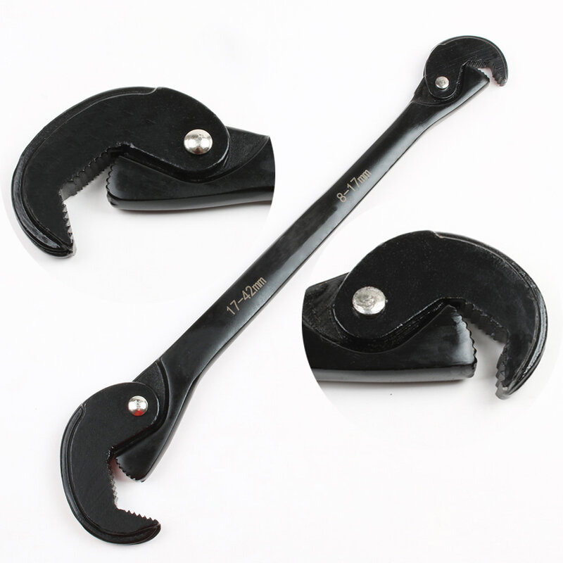 8-42mm chaves de tubulação ajustáveis conjunto universal chave inglesa ferramentas manuais profissional diy