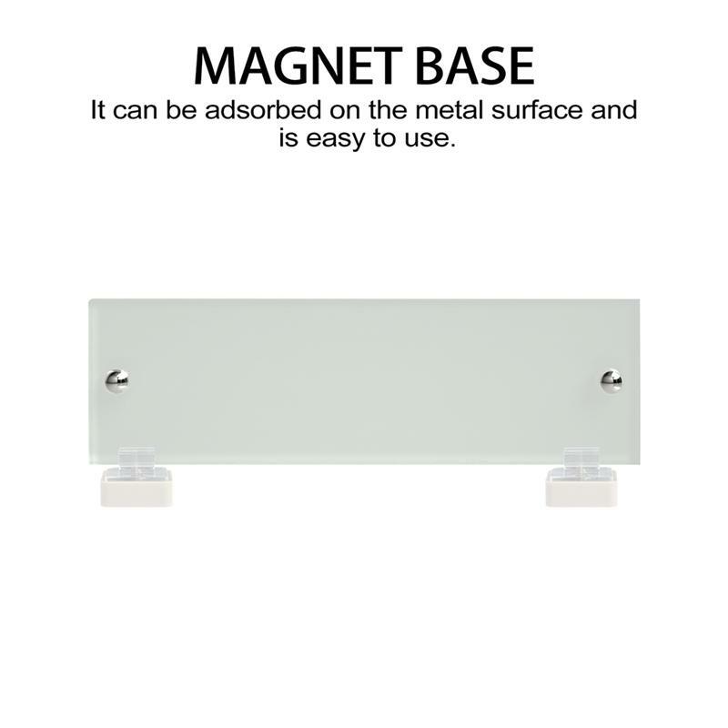 3 sztuk Supermarket półka magnesowa podstawka kwadratowy magnes magnesowa podstawka ramkach magnesowa podstawka