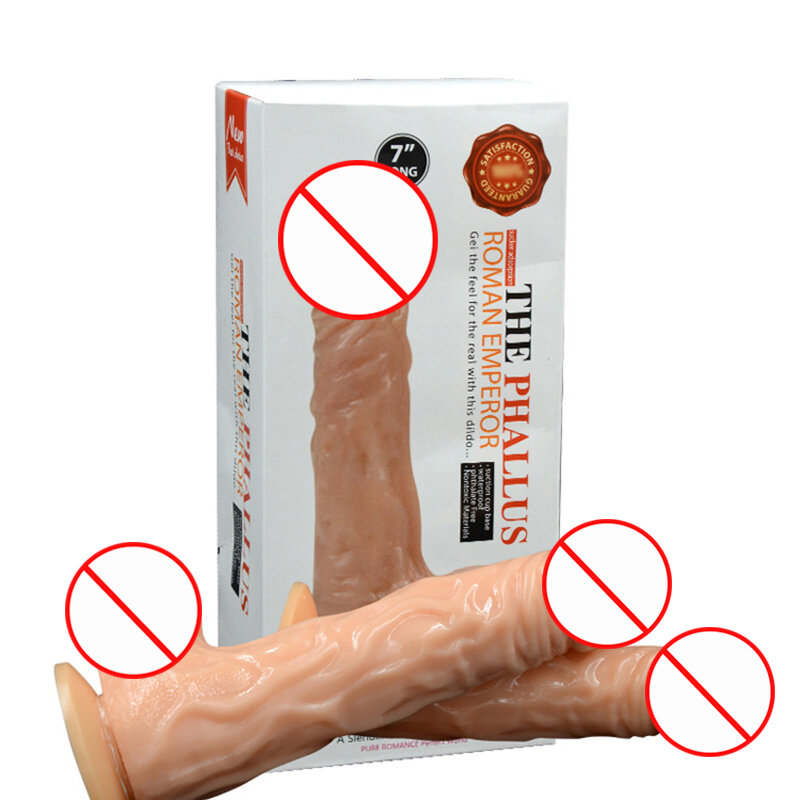 Zachte Vlees Dildo Realistische Met Zuignap Sucker Grote Kunstmatige Penis Voor Vrouwen Sex Toys Vrouwelijke Masturbator Adult Sex Product