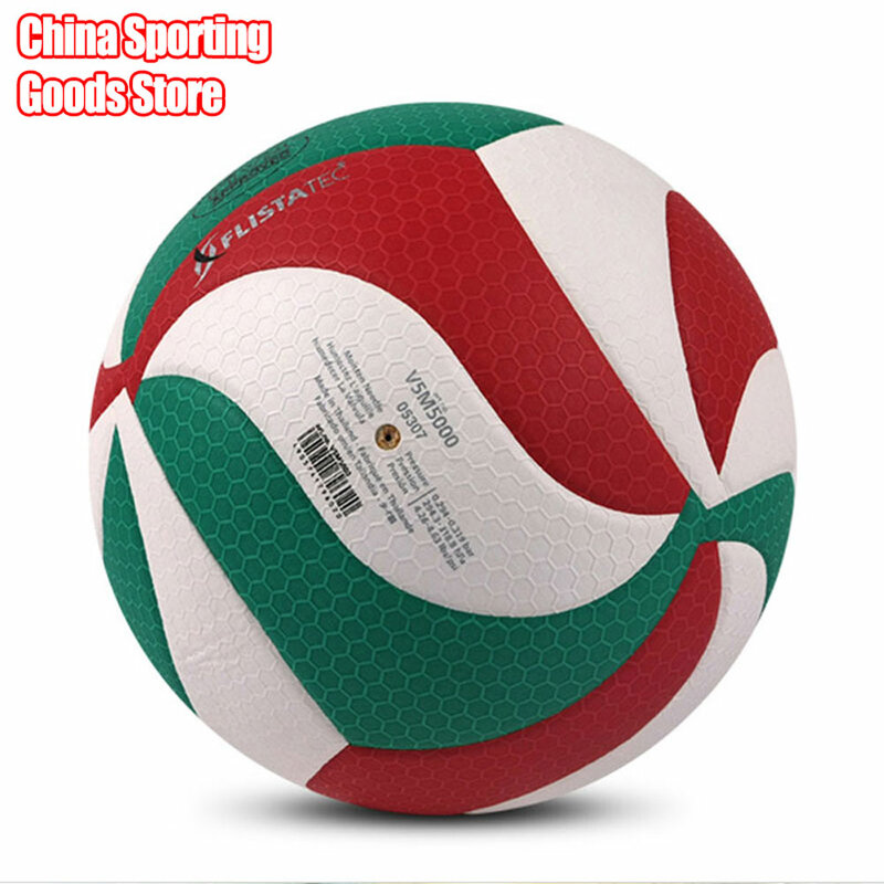 Beau ballon de volley-ball vsm5000, taille 5, haute qualité, sports de plein air, entraînement, pompe à air gratuite + aiguille + sac