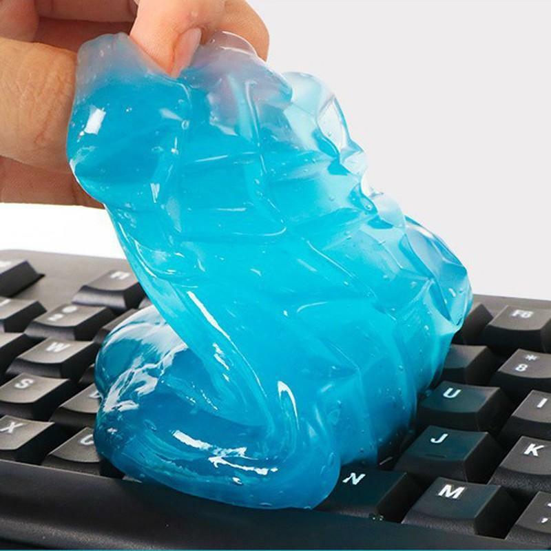 200g Super Auto Car Cleaning Pad Glue Powder Cleaner Magic Cleaner Dust Remover Gel Home Computer Keyboard Clean Tool dropship