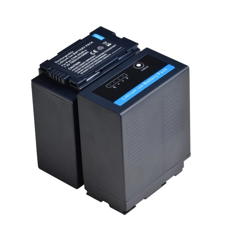 Batería de CGR-D54 de 7800mAh para Panasonic, AG-3DA1P, AG-DVC7, AG-DVC15, AG-DVX100, AG-DVX1000, HDC-Z10000, NV-C2, NV-C3, NV-C5, NV-C7