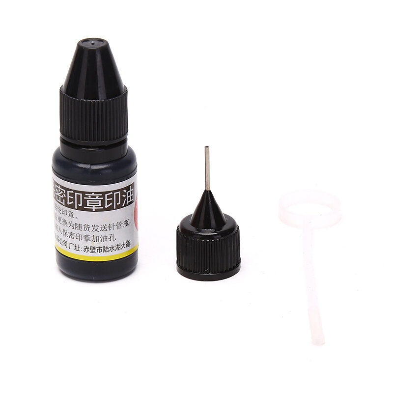 Refill Ink Black Ink for Identity Guard Theft Protection Roller Stamp Photosensitive Stamp Refilling Ink