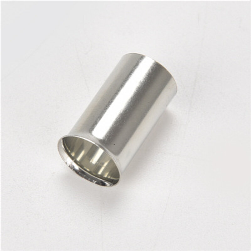100PCS Non-Insulated Wire Connector Ferrules Electrical Cable Terminal Copper Bare Tinned Crimp Terminal 0.5mm-16mm 22-10 AWG