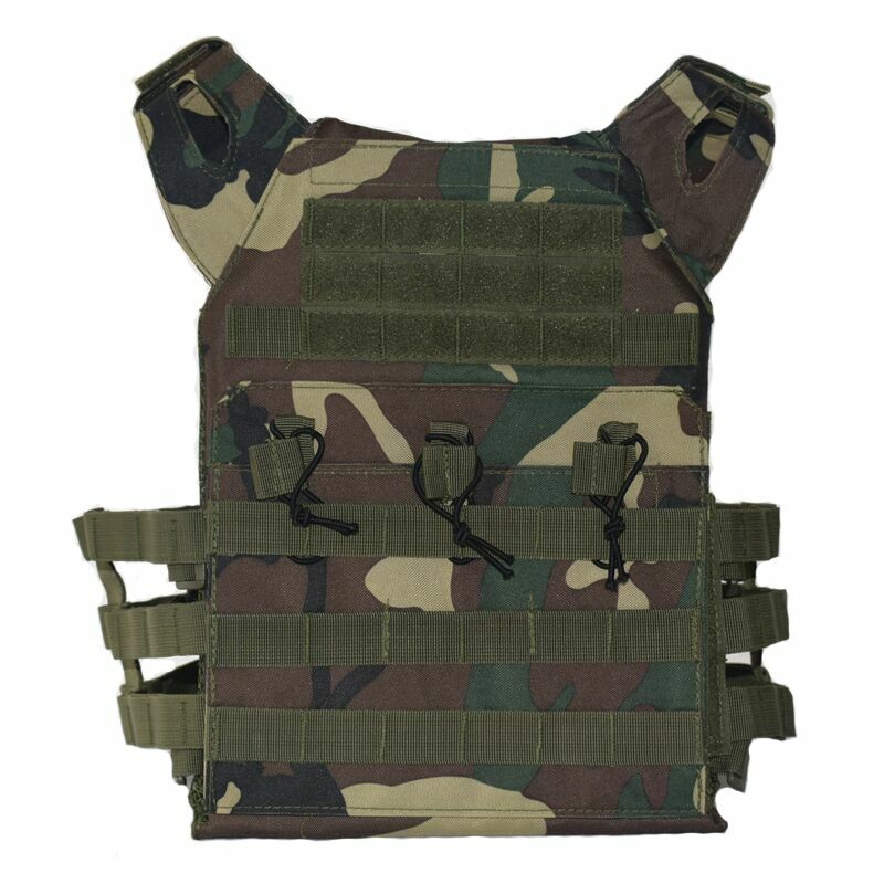 Tactical JPC Plate Carrier Molle Vest Airsoft Gear Military Army Combat Body Armor Hunting Vest Protective Vest with Mag pouch