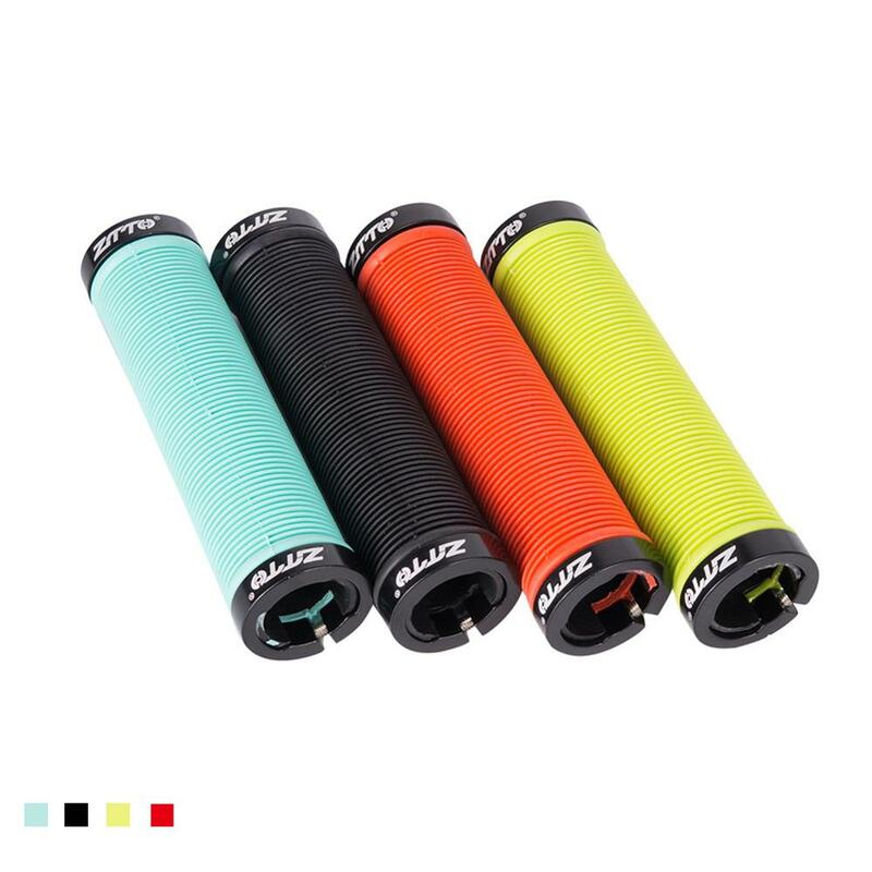 1 Pair Super Soft Bicycle Handle Bar Cover Grips Mountain Road Bicycle Bike Grips Silicone Anti-slip Shock-Absorbing Handlebar