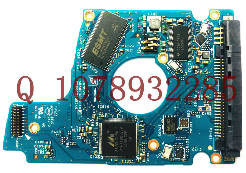 O disco rígido do caderno de g003235c toshiba conduz a placa de circuito pcb/mq01abf032 mq01abd075 hdkcb16d2a01 mq01abf032 mq01abf050