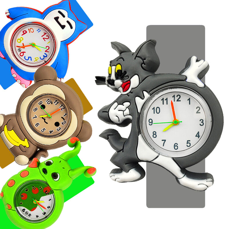 Детские цифровые часы с браслетом, для мальчиков и девочек
