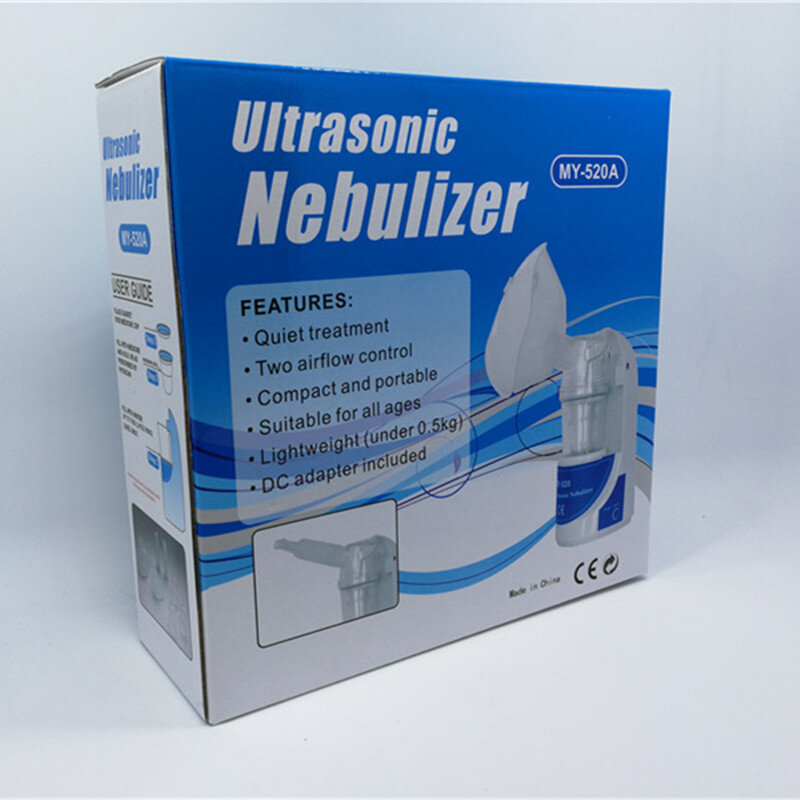 Nebulizador ultrassônico do nebulizador do cuidado das crianças do inalador portátil do automizer do inalador da asma da saúde doméstica com plugue da ue/eua/reino unido