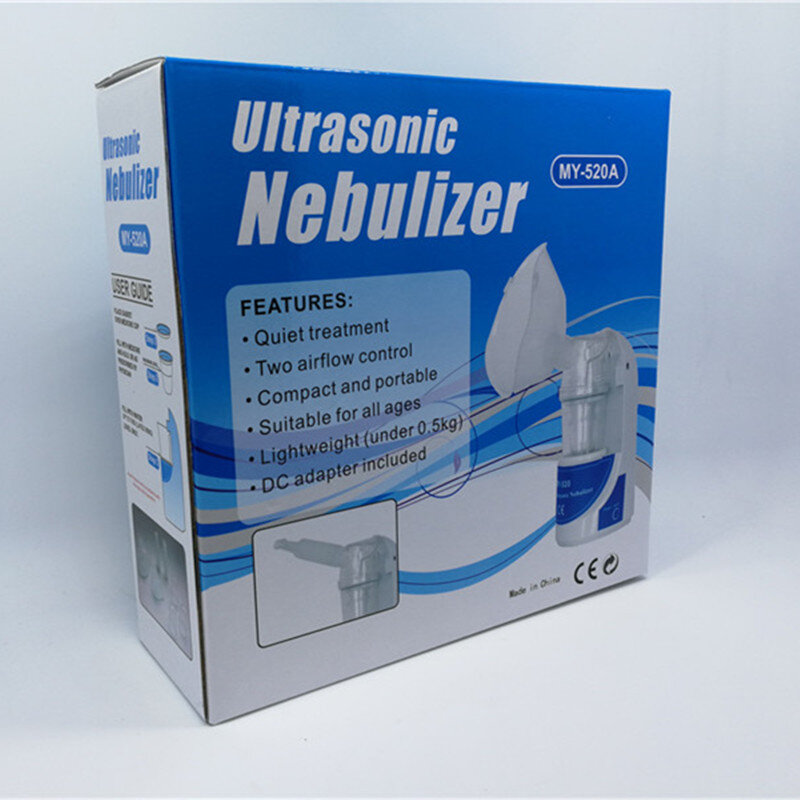 Nebulizador para asma, inhalador de salud para el hogar, atomizador ultrasónico para el cuidado de niños, con enchufe para UE/EE. UU./Reino Unido