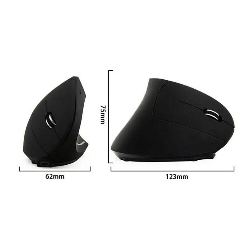 JSY-5 Wireless Right Left Hand Computer Gaming Mice Ergonomic Vertical Mouse For Laptop PC USB Optical Mouse Gamer Mouse Hot