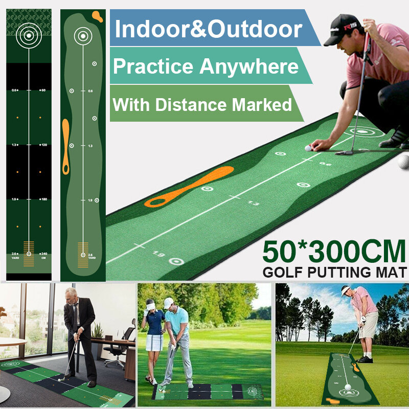 4 Jenis Dalam Ruangan Luar Ruangan Latihan Golf Memukul Karpet Mini Menempatkan Bola Pad Latihan Tikar Dicuci Antiselip Praktek Golf Tikar