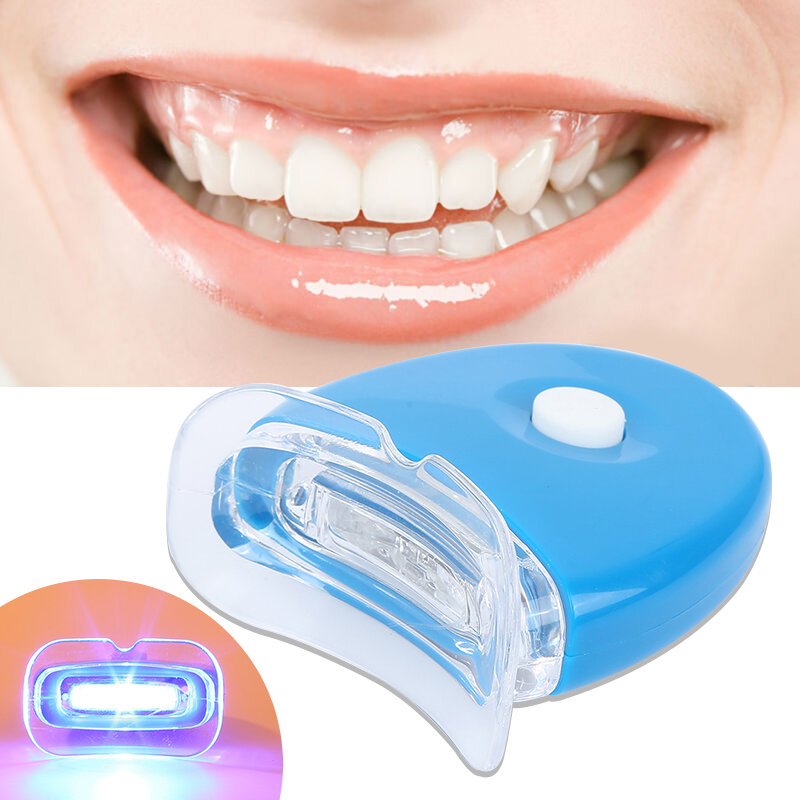1PC Teeth Whitening Light Mini Blue Light Teeth Whiten Lamp Teeth Bleaching Laser Oral Care Personal Dentals Treatments