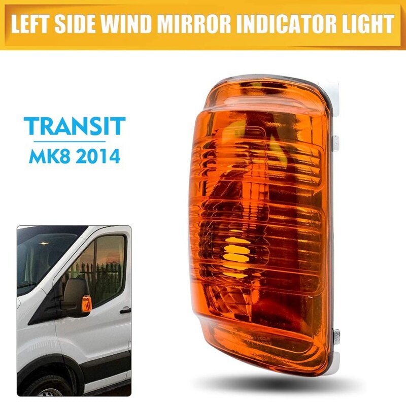 Car Side Mirror Turn Signal Indicator Door Wing Rearview Light for Ford Transit MK8 Tourneo Passenger Van StreetScooter