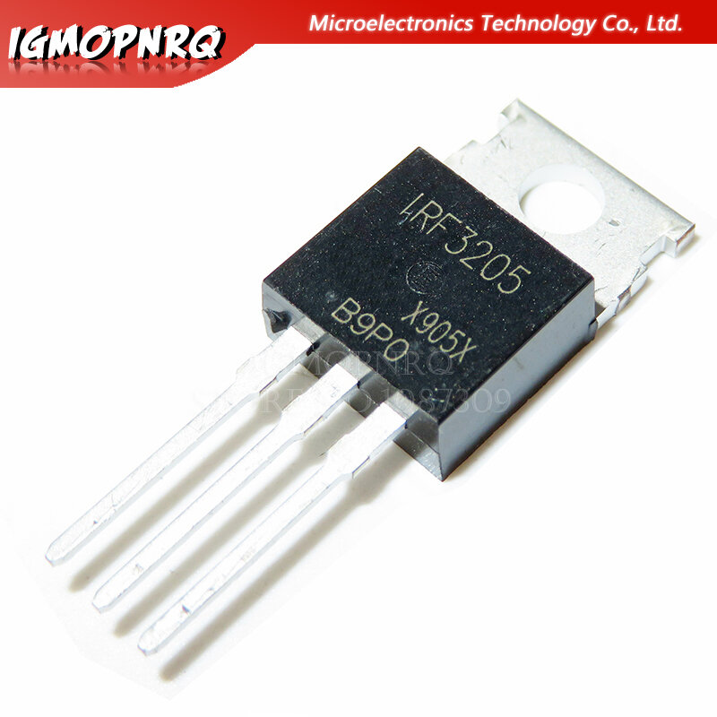 10 قطعة IRF3205 IRF3205PBF MOSFET MOSFT 55V 98A 8 موهم 97.3nC إلى-220