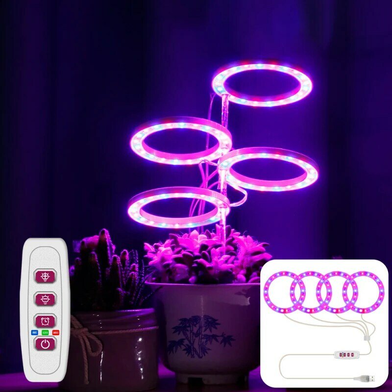 مصابيح LED المتنامية DC5V USB Phytolamp للنباتات Led مصباح الطيف الكامل لشتلات النباتات في الأماكن المغلقة ضوء المهنية