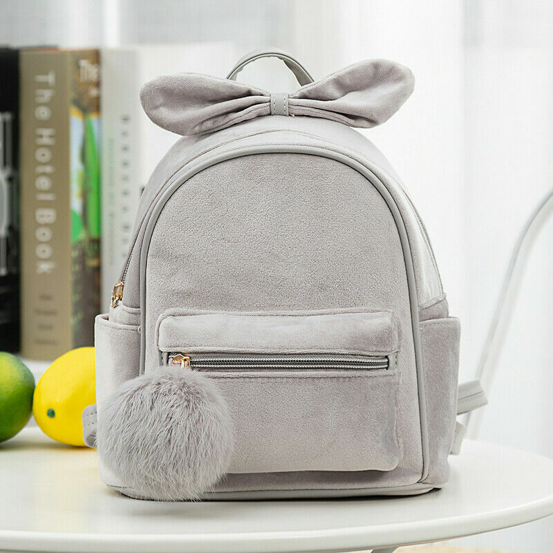 Mini mochila para niños pequeños, bolso escolar para guardería, con pajarita de dibujos animados, a la moda