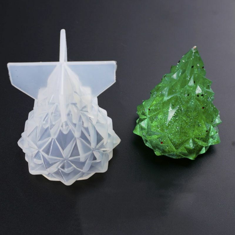 Formy silikonowe DIY świecznik choinka lampka do sypialni pojemnik formy żywica epoksydowa Handmade Craft piękna biżuteria narzędzie do robienia