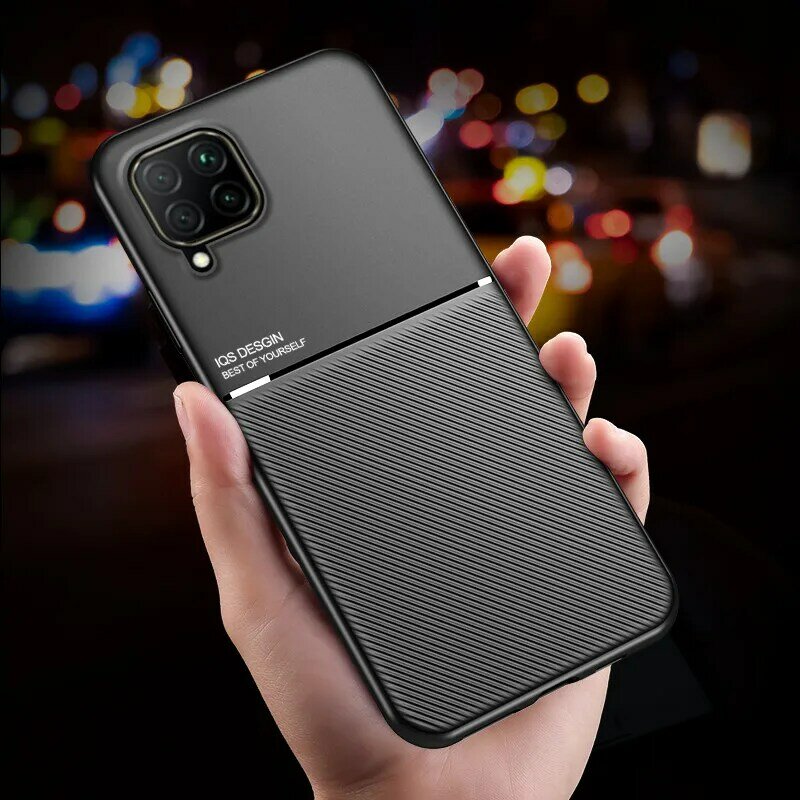 Samsung s21 ultra custodia in pelle texture car magentic cover per telefono per samsung galaxy s21 s 21 plus fe silicone antiurto coque