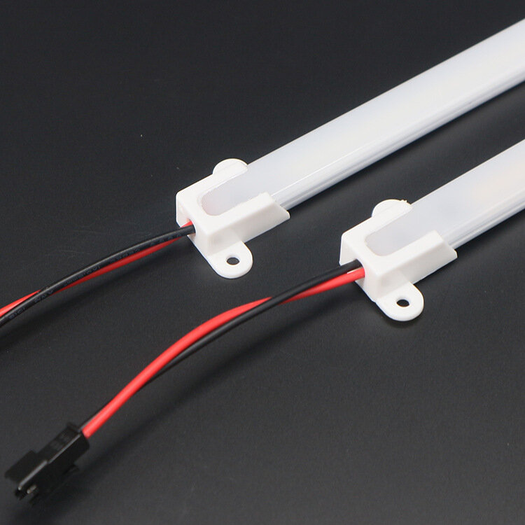 Os tubos fluorescentes do diodo emissor de luz smd2835 conduziram ac220v 30/40/50cm 1-6 pces da luz dura 72led da barra do brilho alto