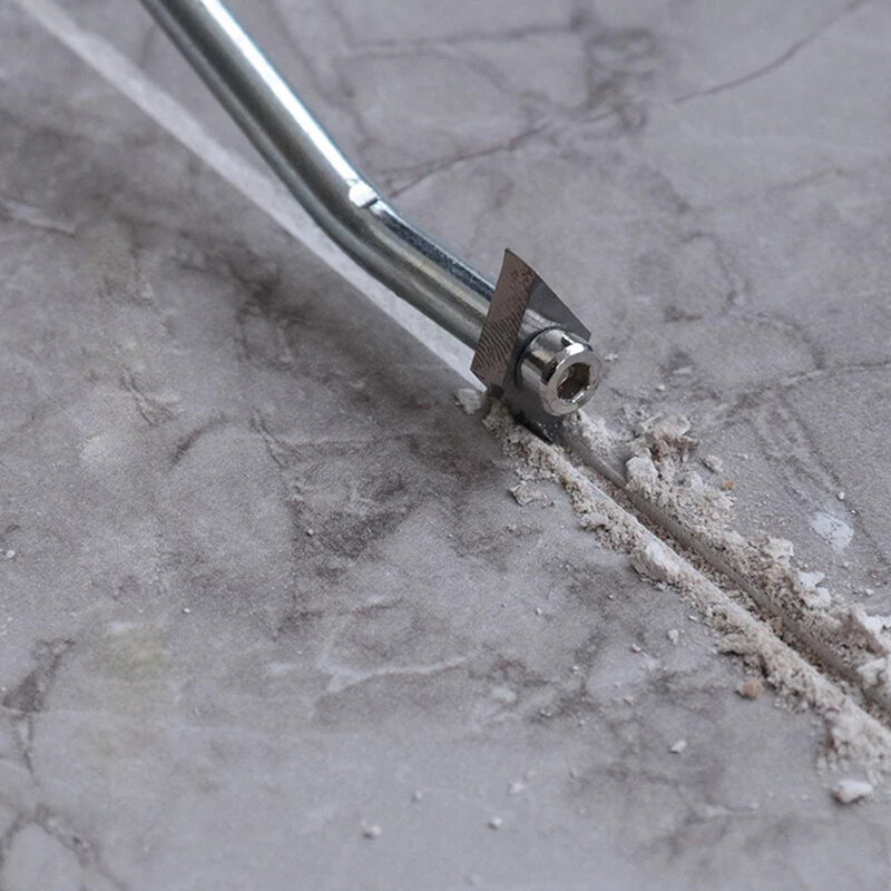 Professionele Keramische Tegel Grout Remover Tungsten Staal Tegel Kloof Cleaner Boor Voor Vloer Muur Naad Cement Schoonmaken Handgereedschap