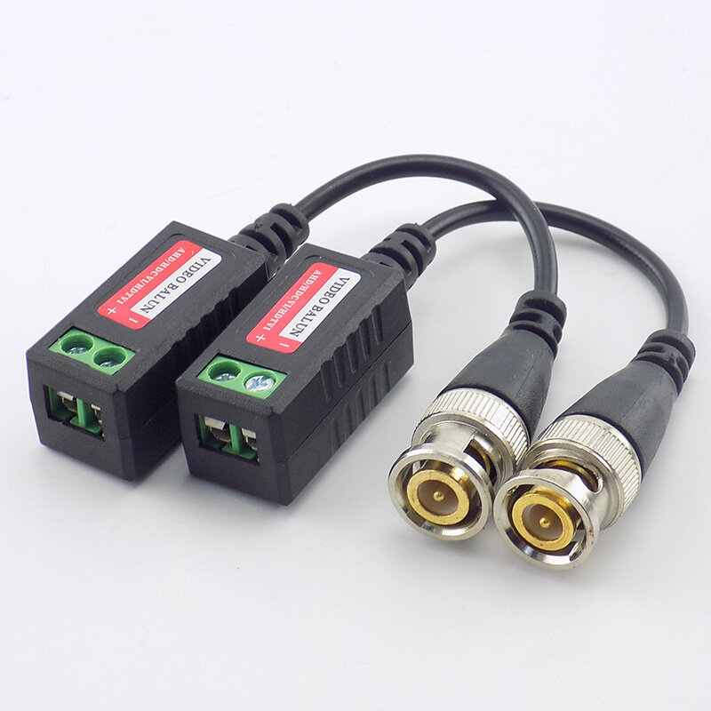 HD CCTV Video Balun CCTV Accessories Passive Transceivers UTP Balun BNC Cable CAT5 Cable for CCTV System