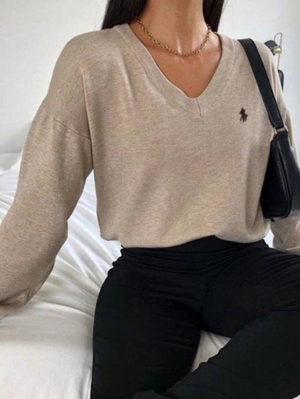 Maglioni autunnali per donna 2021 vendita calda primavera e autunno nuova moda sexy scollo a v sciolto top donna Harajuku maglione oversize donna