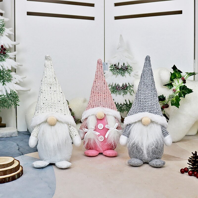 Decorazioni natalizie babbo natale bambola di natale pupazzo di neve buon per la casa alci ornamenti natalizi albero di natale Decor regalo per bambini