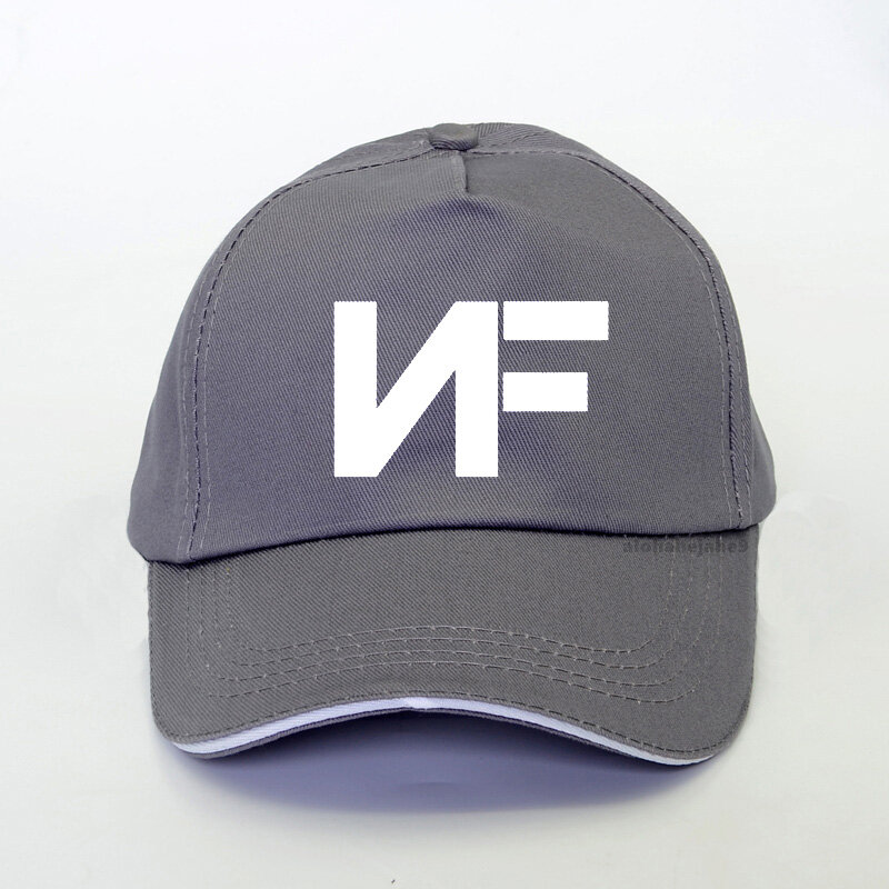 NF-리얼 뮤직 프린트 야구 모자, 2020 년 여름 남성 트럭 운전사 모자, 패션 여성 모자, 음악, 힙합, 스냅 백 모자, 뼈