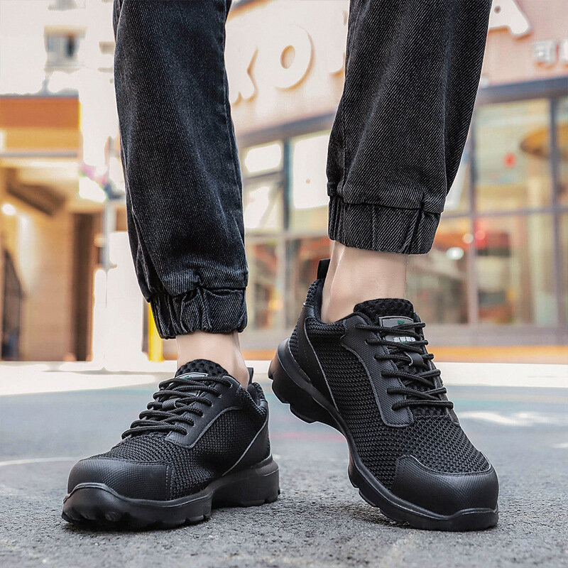 DAILOU – chaussures de sécurité légères à bout en acier, baskets d'été Ultra légères à fond souple Anti-écrasement, grande taille 48