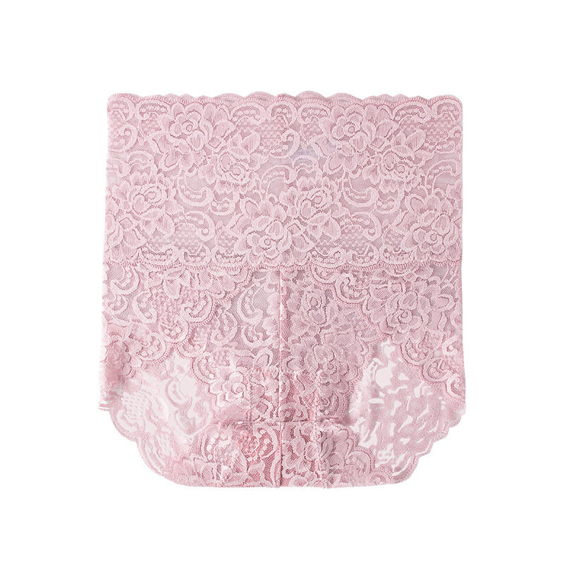 3 pcs panties briefs plus size pink intimates accessories women cotton seamless high waist  lace clothing brief sets Underpants