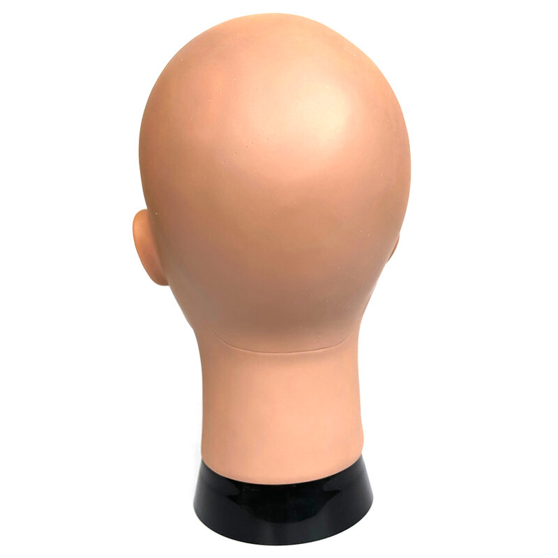 Female Bald Mannequin Head With Stand Cosmetology Practice African Training Manikin Head With Wig Stand For Mannequin Wigs