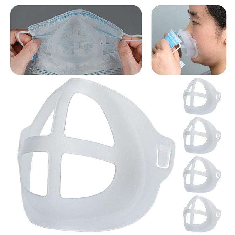 10/5/3Pcs Ademende Lipstick Bescherming Stand Ademend Ademhaling Ruimte Verhogen Neus Bescherming 3D Masker Beugel