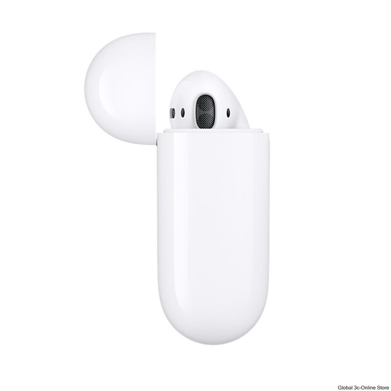 Nova apple airpods 2nd bluetooth fone de ouvido com caso de carregamento sem fio para iphone ipad macbook ipod apple relógio